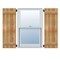 Ekena Millwork Joined Board-n-Batten Shutters, Rough Sawn Western Red Cedar, 21 1/2W x 42H, PR RBJ06S21X042RWR - alternate 1